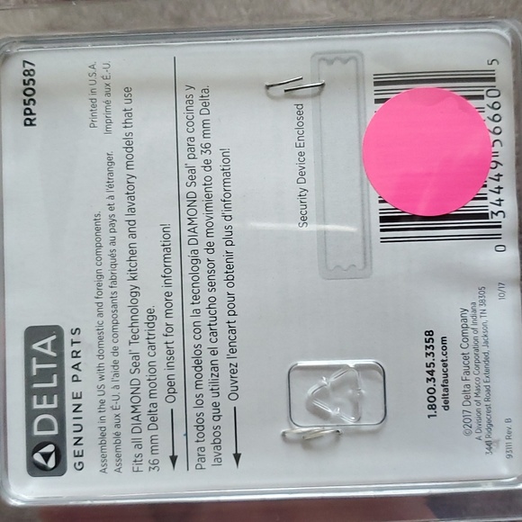 Delta Single Handle Replacement Cartridge RP50587 For Delta Faucet - Picture 3 of 5